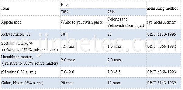 Sodium Lauryl Ether Sulfate Sles 70